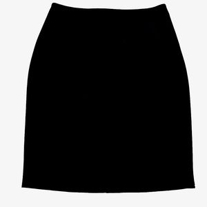 vtg KASPER Classic sz 10P Skirt Back Zip Black